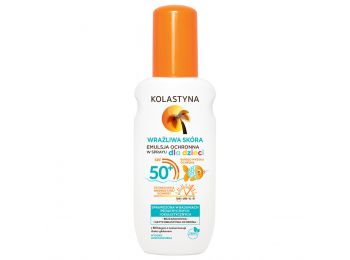 Kolastyna Naptej spray gyerekeknek érzékeny bőrre SPF50 150ml