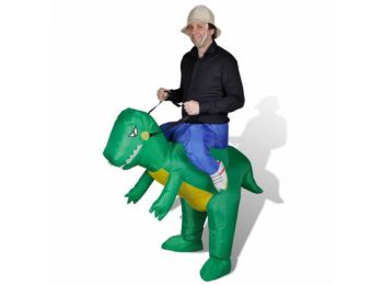 Felfújható dinoszaurusz dínó lovagló jelmez - tini (120