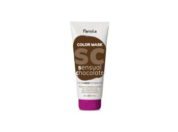 Fanola Color Mask Sensual Chocholate színező hajpakolás csokoládé barna, 200 ml