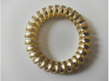 Hair Power csavart szilikon hajgumi arany, 1 db