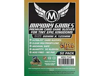 Kártyavédő tok - (50 db) - 88 mm x 125 mm - Mayday Games 
