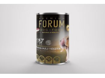 Forum Premium Kutyakonzerv Marha,Máj&Tészta 1240g