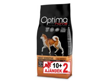 Visán Optimanova Dog Adult Sensitive Salmon&Potato 10+2