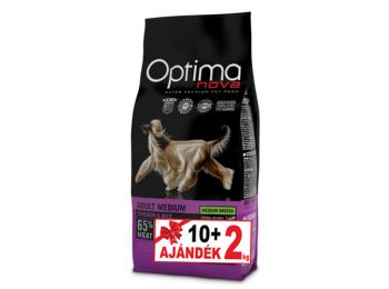 Visán Optimanova Dog Adult Medium Chicken&Rice 10+2 kg