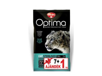 Visán Optimanova Cat Sterilised 7+1 kg