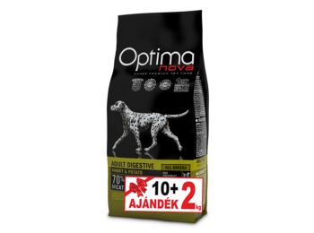Visán Optimanova Dog Adult Digestive Rabbit&Potato 10+2