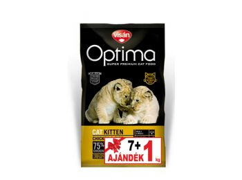 Visán Optimanova Cat Kitten 7+1 kg