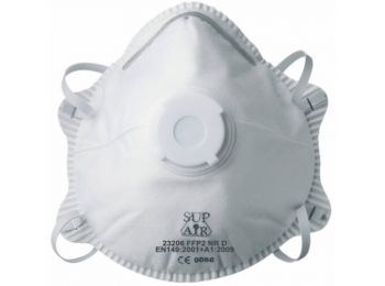 SUPAIR FFP2SL NR D CSÉSZE FORMÁJÚ SZELEPES PORMASZK