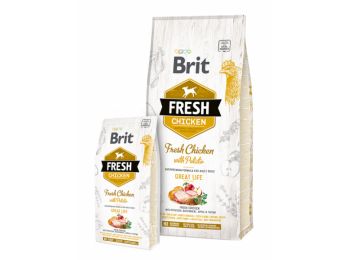 Brit Fresh Adult Great Life Chicken&Potato kutyatáp 12 