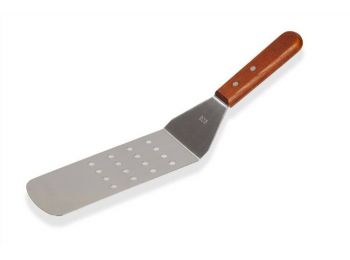 36 cm-es rozsdamentes lyukacsos hajlított tészta spatula