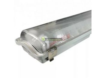 IP65 por-, páramentes dupla LED fénycső armatúra, fémka
