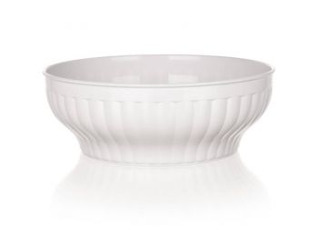 24 cm-es Stefanplast fehér műanyag keverőtál