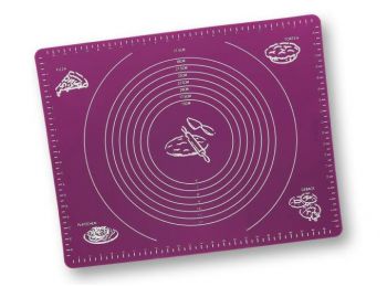 50*40 cm szilikon nyújtólap (gyúrólap) fehér jelöléss