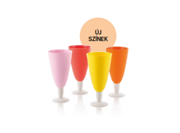 Új hullám desszertes kehely szett 4 x 330 ml új színekbe