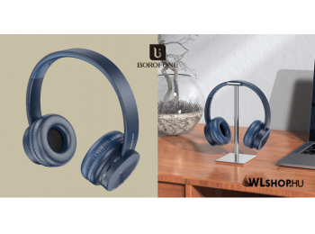 Borofone Bluetooth 5.0 vezeték nélküli fejhallgató/headset Maily BO11 - Kék