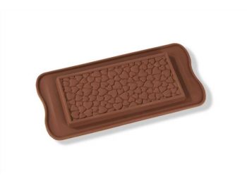 Szív mintás szilikon tábla csoki forma