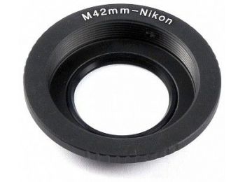 M42-Nikon  bajonett átalakító gyűrű