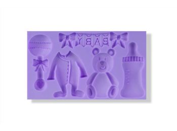 Nagy méretű baba kellékek szilikon fondant formázó