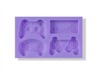 Játékkonzol szilikon fondant forma