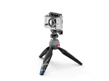Manfrotto Fekete Mini Tripod GoPro adapterrel (MKPIXIEX-BK)