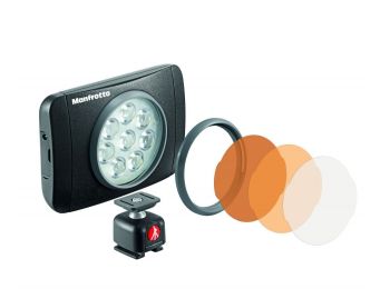 Manfrotto Lumimuse 8 LED lámpa és kiegészítők fekete sz
