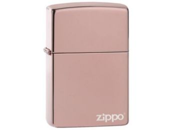 Zippo Öngyújtó, Classic High Polish Rose Gold Zippo Logo 49190ZL