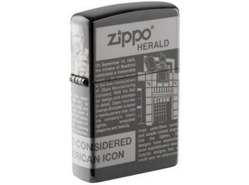 Zippo Öngyújtó, Zippo Newsprint Design 49049