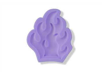 Lángnyelvek szilikon fondant forma