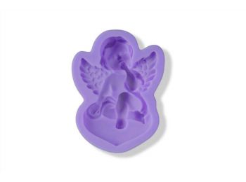 Csodálkozó angyal szilikon fondant forma