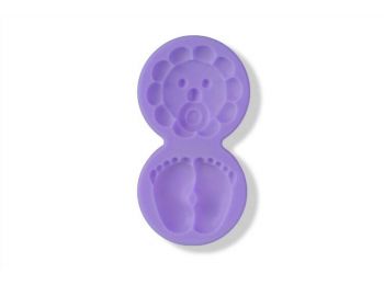 Babafej és talp szilikon fondant forma