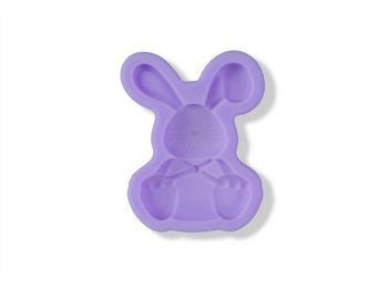 Ülő nyuszi szilikon fondant forma