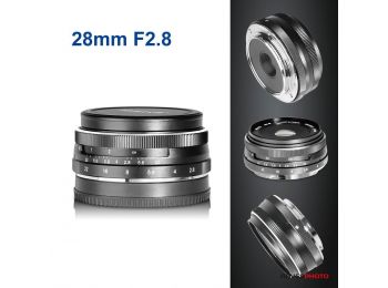 Meike 28mm f / 2.8 fix objektív Fujifilm tükör nélküli 