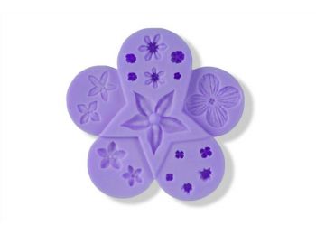 Sokféle apró virág szilikon fondant forma