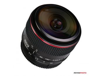 Meike 6,5mm f / 2.0 halszem objektív Panasonic M4/3-mount tükör nélküli fényképezőgéphez