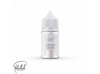 Gyöngyház fehér selyemfényű airbrush ételfesték 30 ml