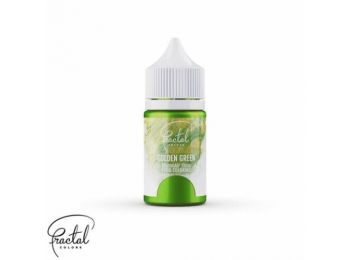 Aranyló zöld selyemfényű airbrush ételfesték 30 ml