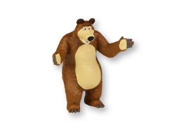 Medve műanyag tortadíszítő figura (Mása és a medve mes