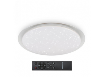 LED 48W 3-4-6,5K Mennyezeti Lámpa Kör csillagos + Távirá