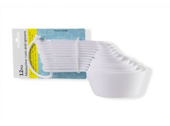 12 részes ovális mérőkanál készlet