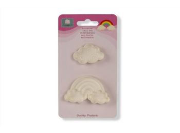 Szivárvány és felhő fondant kiszúró készlet