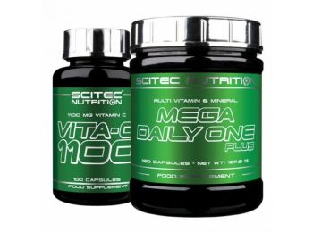 Mega Daily One Plus 120 kapsz. + Vita-C 1100 100 kapsz. Scitec Nutrition