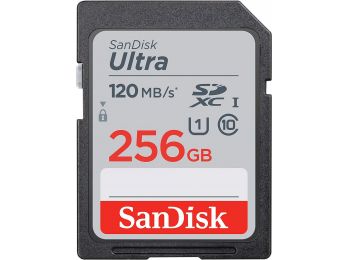 SanDisk SDXC™ Ultra™  memóriakártya 256GB (120 MB/s se