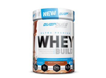 Ultra Premium Whey Build 454g Deluxe Chocolate Shake EverBuild Nutrition