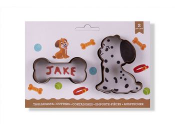 2 részes kutya és csont sütikiszúró készlet