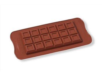 Kockás szilikon táblás csokiforma