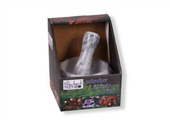8 cm-es Perfect Home mini márvány mozsár és törő