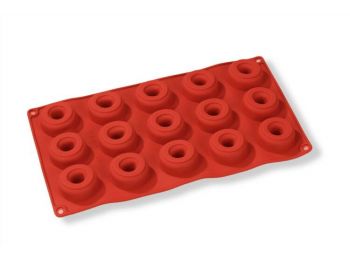 15 adagos minifánk szilikon sütőforma