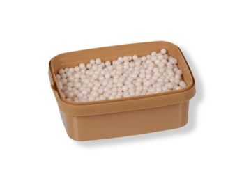 5 mm-es fehér cukorgyöngy