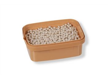 5 mm-es fényes ezüst cukorgyöngy 20 dkg