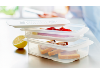 Hűs torony szett ráccsal fehér Tupperware